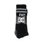 Imagem de Meia DC Shoes Cano Longo Atoalhada Canelada Masculina - Preto e Cinza