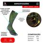 Imagem de Meia de Compressão PowerSox CrossRunning ME11B FullSocks: Desempenho Imbatível para Treinos Exigentes