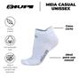 Imagem de Meia HUPI Casual Invisível Algodão Branco G - Kit 12 Pares