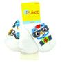 Imagem de Meia infantil estampada Puket meninos kit 3 pares