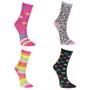 Imagem de Meia Infantil Fun Socks Cano Alto Menina Coloridas