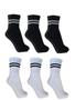 Meia Masculina Cano Alto Kit 06 Pares Confortável com Listras Ótima para Frio - Carl Imagem de Meia Masculina Cano Alto Kit 06 Pares Confortável com Listras Ótima para Frio