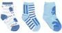 Imagem de Meia Masculina INFANTIL BEBÊ ANTIDERRAPANTE Kit com 03 pares