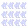 Meia Masculina kit 12 Pares Cano Alto Longo Sport Branca Confortável - Sporte Imagem de Meia Masculina kit 12 Pares Cano Alto Longo Sport Branca Confortável