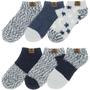 Imagem de Meias BEARPAW Cozy - Super Macias e Quentes - 6 Pares para Senhoras