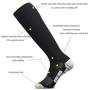 Imagem de Meias de futebol CWVLC Compression Knee High, pretas, 3 pares