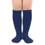 Imagem de Meias de futebol infantis American Trends Knee High, 1 pacote, azul marinho