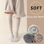 Imagem de Meias felpudas SISOSOCK para mulheres Cozy Soft Warm, pacote com 5 unidades de inverno