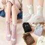 Imagem de Meias Femininas Quentes De Lã Coral Com Desenhos Animados De Animais, 5 Pares Para O Inverno