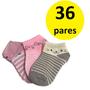 Imagem de Meias infantil Inverno Frio Feminina 2 a 4 anos c/36 pares