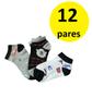 Imagem de Meias infantil Inverno Frio Masculino 4 a 6 anos c/12 pares