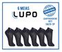 Imagem de Meias Lupo - Kit 6 Pares Meia Esportivas Lupo Cano Curto Ref.3225