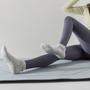 Imagem de Meias Pilates Grippy Flydo para mulheres, ioga, antiderrapantes, compridas, pacote com 5