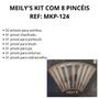 Imagem de Meily'S Kit Com 8 Pincéis Ref: Mkp-124