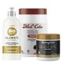 Imagem de Mel Cola 1kg+Ativador Vivo Crespa 300ml +Mask Glamour 500g