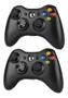 Imagem de Melhor Kit 2 Controles Compatível Para X-360 Joystick Sem Fio