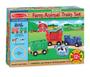 Imagem de Melissa & Doug Conjunto de Trem de Madeira Animais da Fazenda (mais de 12 pcs)