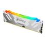 Imagem de Memória DDR5 Kingston Fury Renegade RGB, 16GB, 7200Mhz, Branco