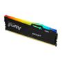 Imagem de Memoria kingston fury beast rgb, 16gb, 5200mhz, ddr5, cl40, preto - kf552c40bba/16