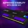 Imagem de Memória Kingston Fury Beast RGB DDR5 16GB 6400MHz - Desktop