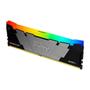 Imagem de Memória Kingston Fury Renegade RGB, 16GB (2x8GB), 4000MHz, DDR4, CL19, Preto - KF440C19RB2AK2/16