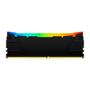 Imagem de Memória Kingston Fury Renegade, RGB, 32GB, DDR4, (2x16GB), 3200MHz, CL16, Preto - KF432C16RB12AK2/32