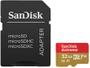 Imagem de Memoria Micro SD-HC Extreme Sandisk 32GB 100MBPS 2X1 U3