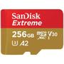 Imagem de Memoria Micro SD Sandisk Extreme 190-130 MB/s U3 256 GB com Adaptador (SDSQXAV-256G-GN6MA)