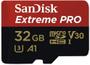 Imagem de Memoria Micro SDHC Uhs-I Sandisk Extreme Pro 32GB 100MB/s