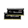 Imagem de Memória para Notebook G.Skill Ripjaws 64GB (2x32GB), DDR5, 5600 MHz, 262-Pin, SO-DIMM, Preto - F5-5600S4645A32GX2-RS