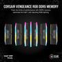 Imagem de Memória RAM Corsair Vengeance RGB DDR5 32GB (2x16GB) 6000MHz CL40