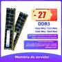 Imagem de Memória RAM DDR3 para Servidor - 4GB, 8GB, 16GB, 32GB (Reg ECC) - 1333MHz a 2666MHz