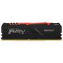 Imagem de Memoria Ram Kingston Fury Beast DDR4 32GB 3200MHZ RGB - Preto KF432C16BBA/32