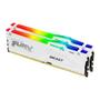 Imagem de Memória RAM Kingston Fury Beast, RGB, 64GB (2X32GB), 6000MT/s, DDR5, CL30, DIMM, Branco, Expo - KF560C30BWEAK2-64