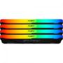 Imagem de Memória RAM Kingston Fury Beast, RGB, 8GB, 3200MHz, DDR4, CL16, Preto - KF432C16BB2A/8