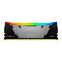 Imagem de Memória RAM Kingston Fury Renegade, RGB, 16GB, DDR4, (2x8GB), 3600MHz, CL16, Preto - KF436C16RB2AK2/16