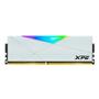 Imagem de Memória RAM XPG Spectrix D50 RGB, 8GB, 3200MHz, DDR4, CL16, Branco - AX4U32008G16A-SW50