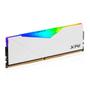 Imagem de Memória RAM XPG Spectrix D50 RGB, 8GB, 3200MHz, DDR4, CL16, Branco - AX4U32008G16A-SW50