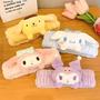 Imagem de Meninas Fofas Sanrio Kuromi Hello Kitty Pelúcia Scrunchie Antiderrapante Faixa De Cabelo Presente