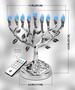 Imagem de Menorah Elétrica LED Árvore da Vida - Hanukkah e Ner Mitzvah