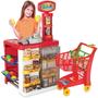 Imagem de Mercadinho Infantil Super Market Com Luz Som Acessórios + Carrinho Magic Toys