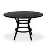 Imagem de Mesa 1,50 Para Área Externa, Gourmet, Jardim Com Tampo Em Alumínio Ripado - Preto