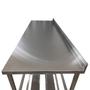 Imagem de Mesa Aço Inox Profissional 170x70x90 cm com 2 Prateleiras Fenestradas com Espelho Nortinox