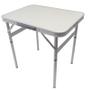 Imagem de Mesa Aluminio Dobravel Camping 60 X 45cm Vira Maleta Mdf