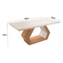 Mesa Alvorada 180 Tp Mdf Vidro canto Reto 6 Cadeiras Rufato Imagem de Mesa Alvorada 180 Tp Mdf Vidro canto Reto 6 Cadeiras Rufato