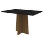 Imagem de Mesa Anitta 120x80cm - Imbuia/Preto