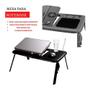 Imagem de Mesa Articulada Dobravel P/ Notebook Com Cooler Sofa Cama
