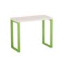 Imagem de Mesa Auxiliar Tubolar PE 40 Pandin 90 x 45 Cm Casablanca e Verde