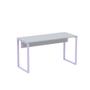 Imagem de Mesa Auxiliar Tubular P25 Pandin 90 CM Cinza e Lilas