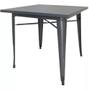 Imagem de Mesa Bar Quadrada Tolix Iron Preto 80x80